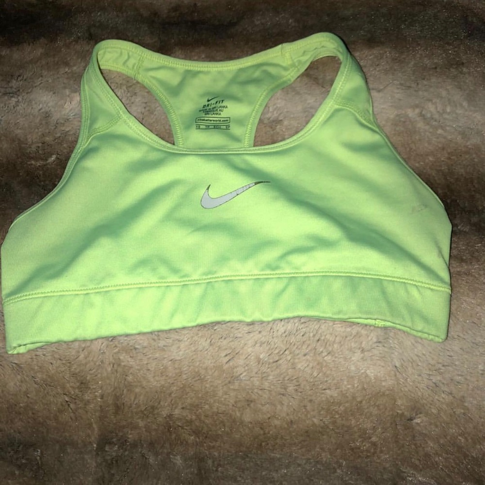 XS Nike Dry Fit sports bra. Neon yellow